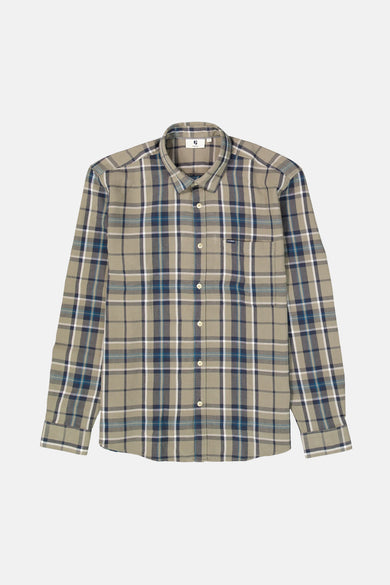 Hemd met lange mouwen - khaki