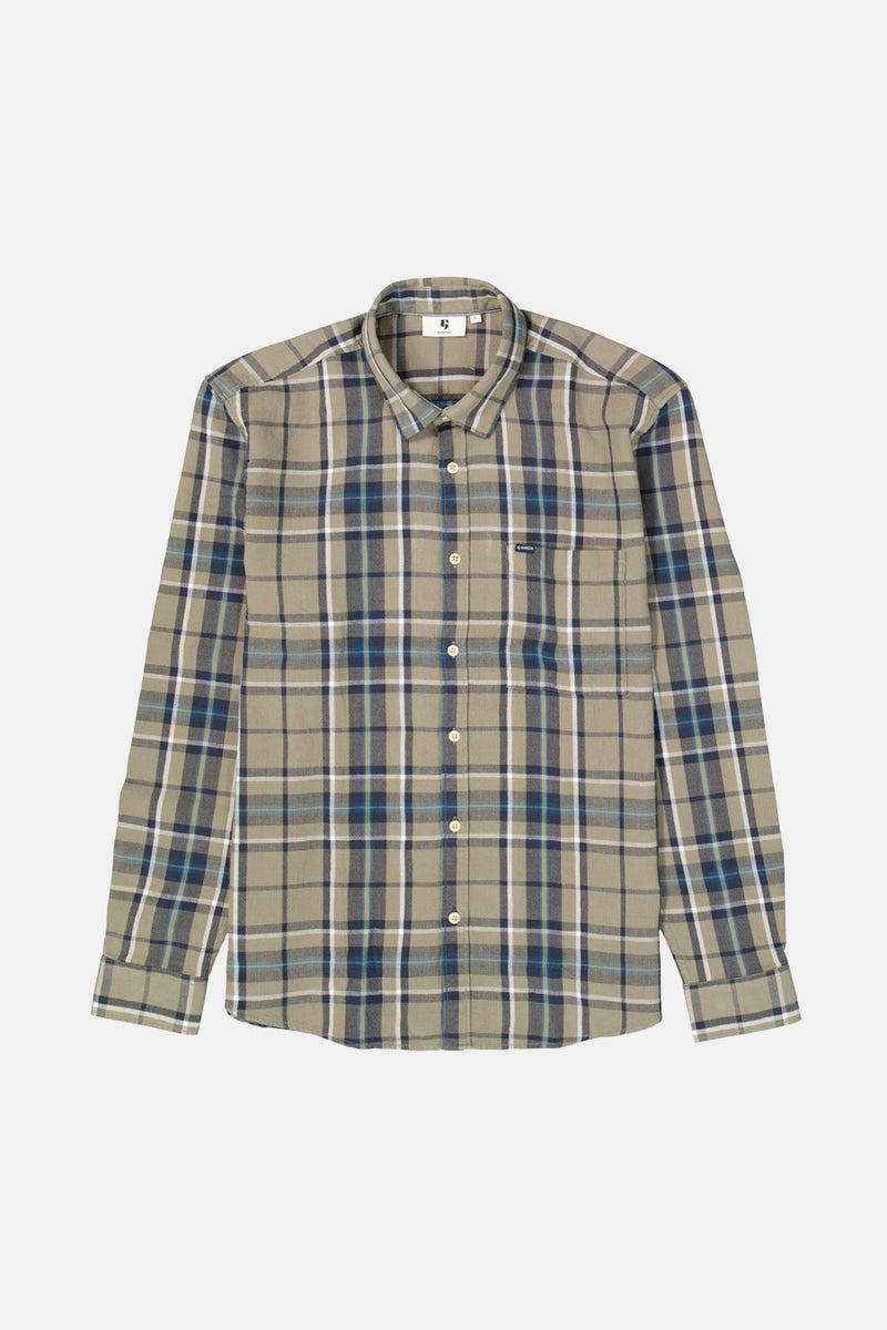 Hemd met lange mouwen - khaki