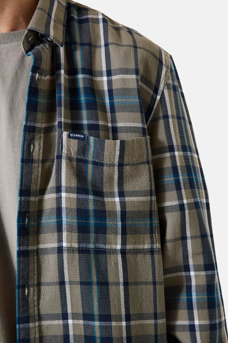 Hemd met lange mouwen - khaki