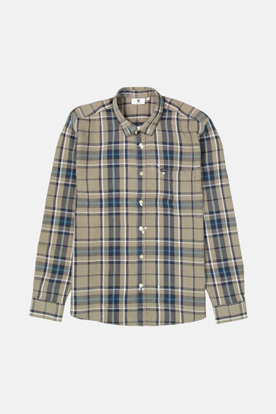 Hemd met lange mouwen - khaki