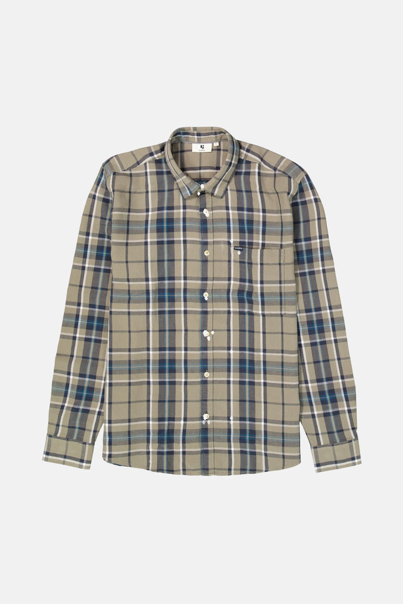 Hemd met lange mouwen - khaki