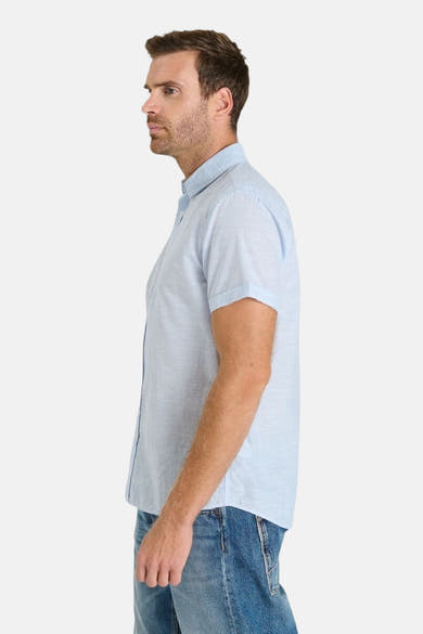 Chemise à manches courtes - bleu