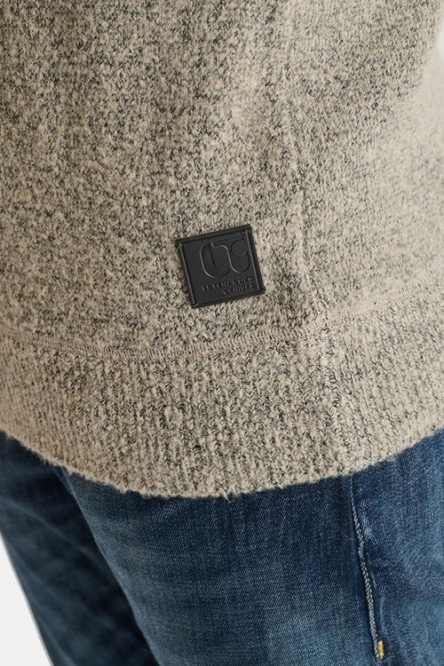 Trui met ronde hals beige - Le Temps des Cerises