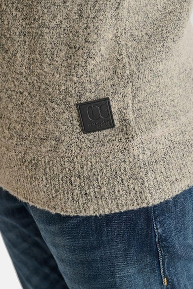 Trui met ronde hals beige - Le Temps des Cerises