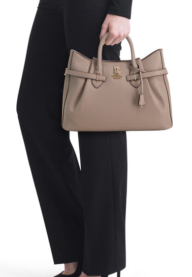Handtas - taupe