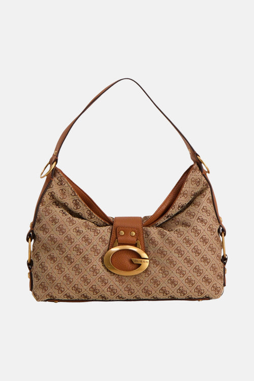 Schoudertas - LLG / LATTE LOGO/COGNAC