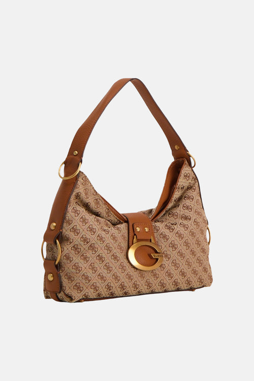 Schoudertas - LLG / LATTE LOGO/COGNAC