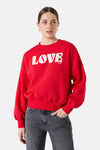 Sweat col rond rouge - GARCIA