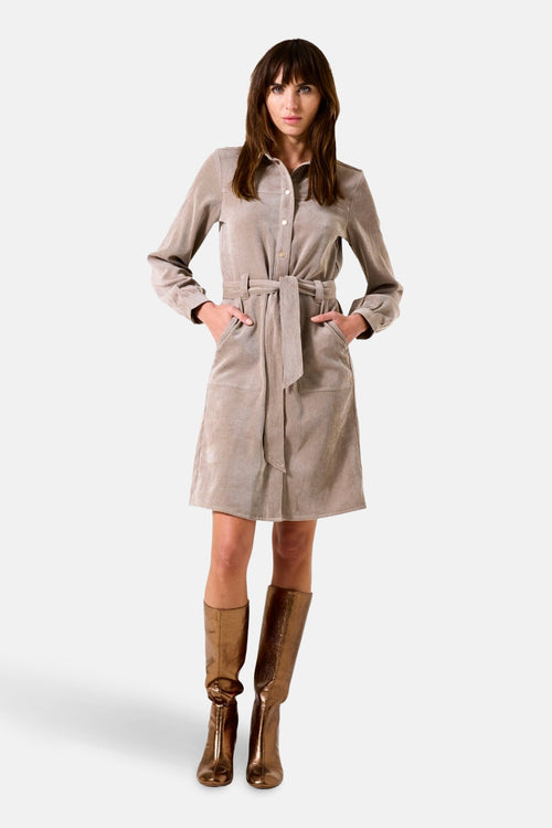 Robe  taupe - GARCIA