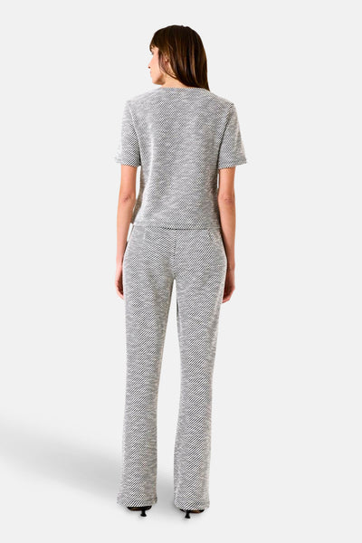 Multikleurige broek van GARCIA, met diagonale strepen over de hele stof, rechte pasvorm.