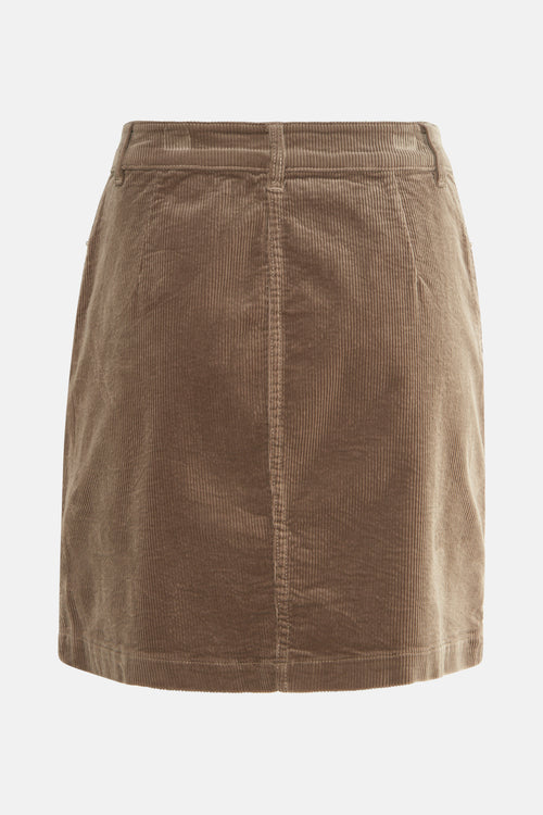 Jupe courte taupe - GARCIA