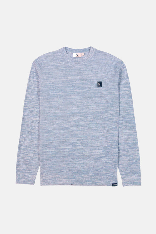 Pull à col rond - bleu