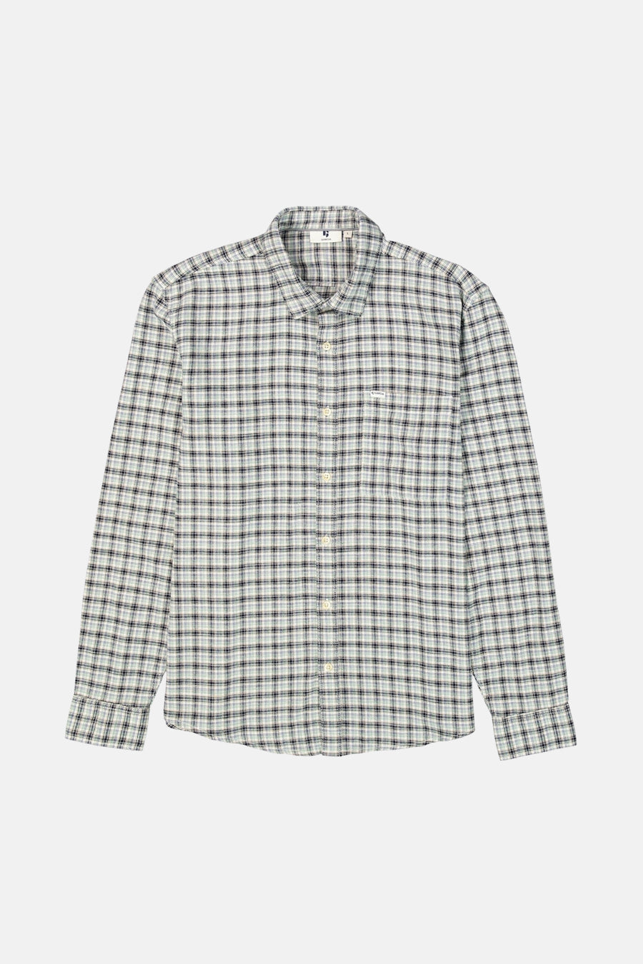Chemise à manches longues multicolore de GARCIA, à motif carreaux et boutons apparents.
