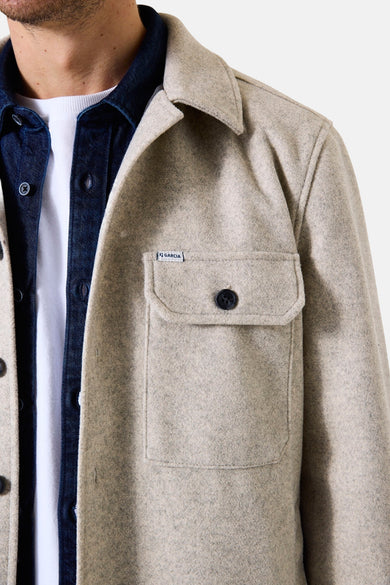 Hemd met lange mouwen - beige