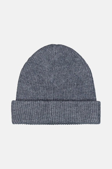 Bonnet bleu en tricot côtelé de GARCIA.
