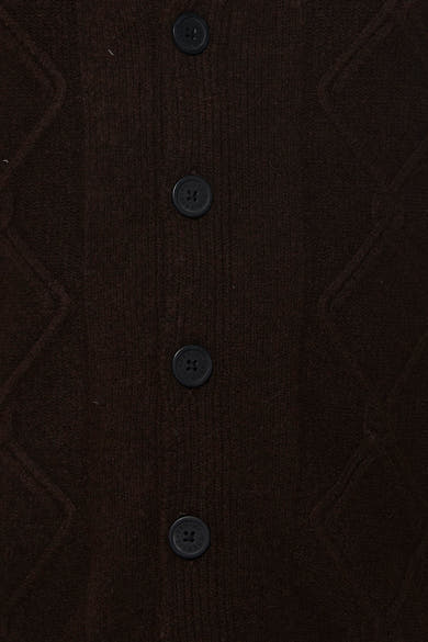 Pull sans manches - brun