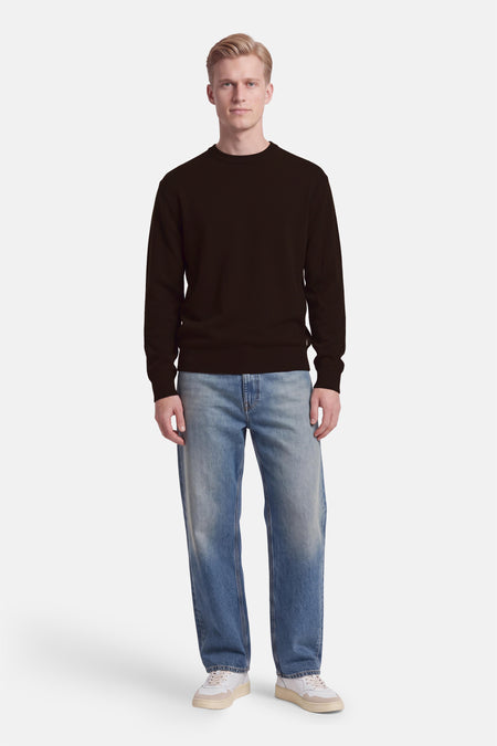 Pull col O - brun
