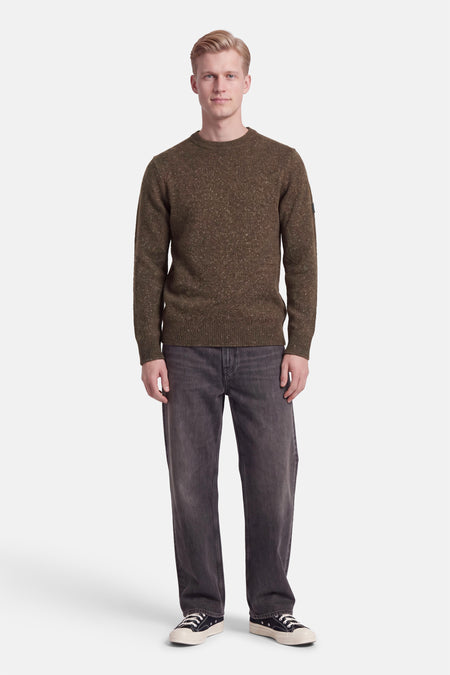 Pull O-hals - bruin