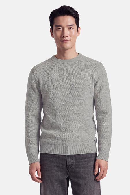 Pull O-hals - grijs