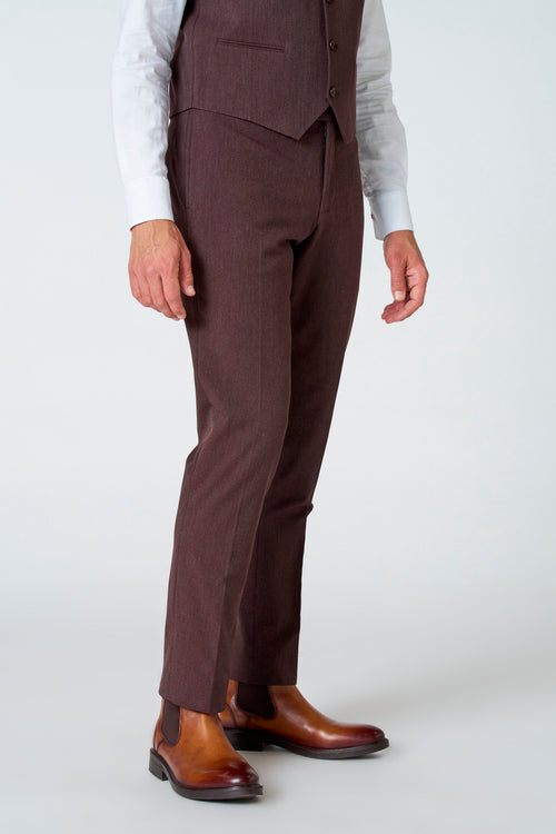 Pantalon de costume Brun - Le Fabuleux Marcel de Bruxelles