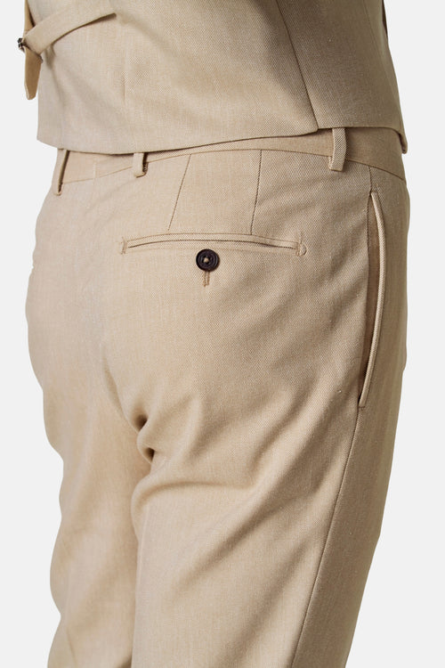 Pantalon de costume Beige - Le Fabuleux Marcel de Bruxelles