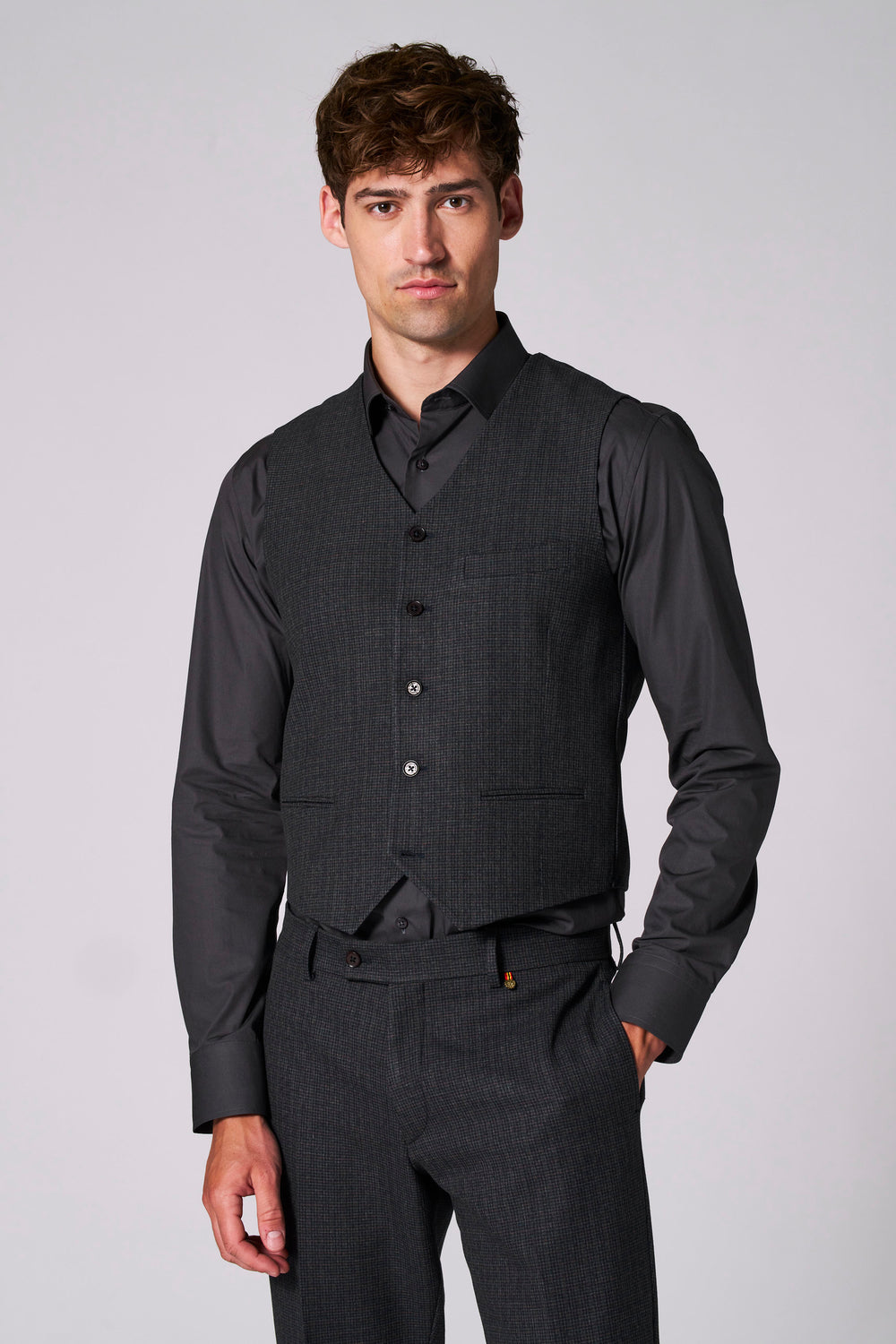 Gilet - bruin
