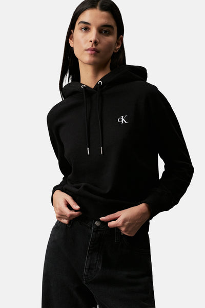 Sweat  à capuche Noir - Calvin Klein