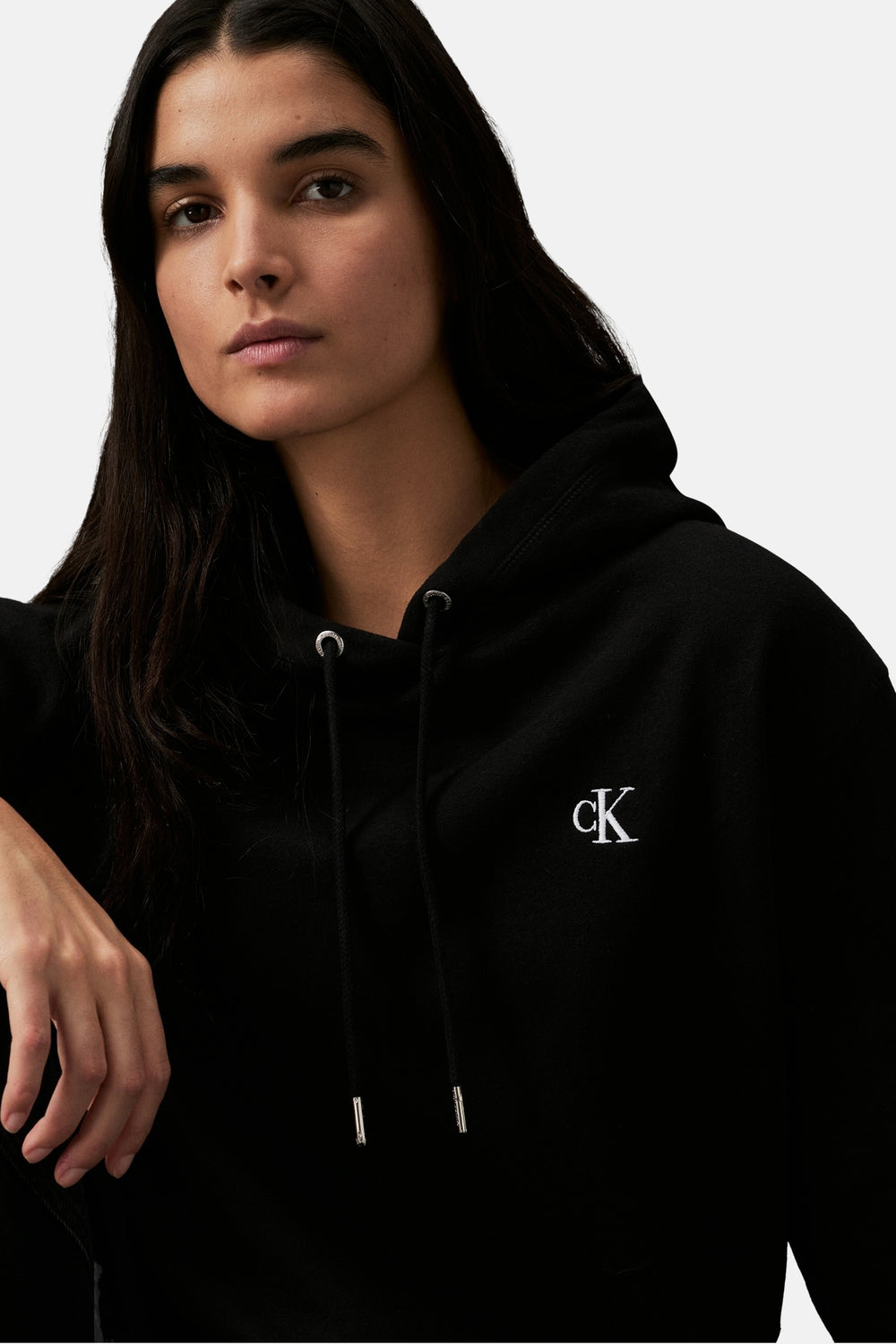 Sweat  à capuche Noir - Calvin Klein