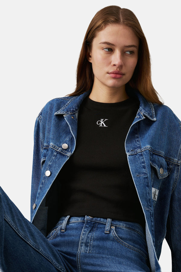 Top (korte mouwen) Zwart - Calvin Klein
