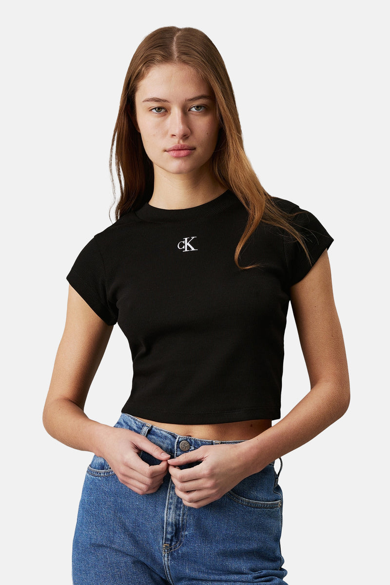 Top (korte mouwen) Zwart - Calvin Klein