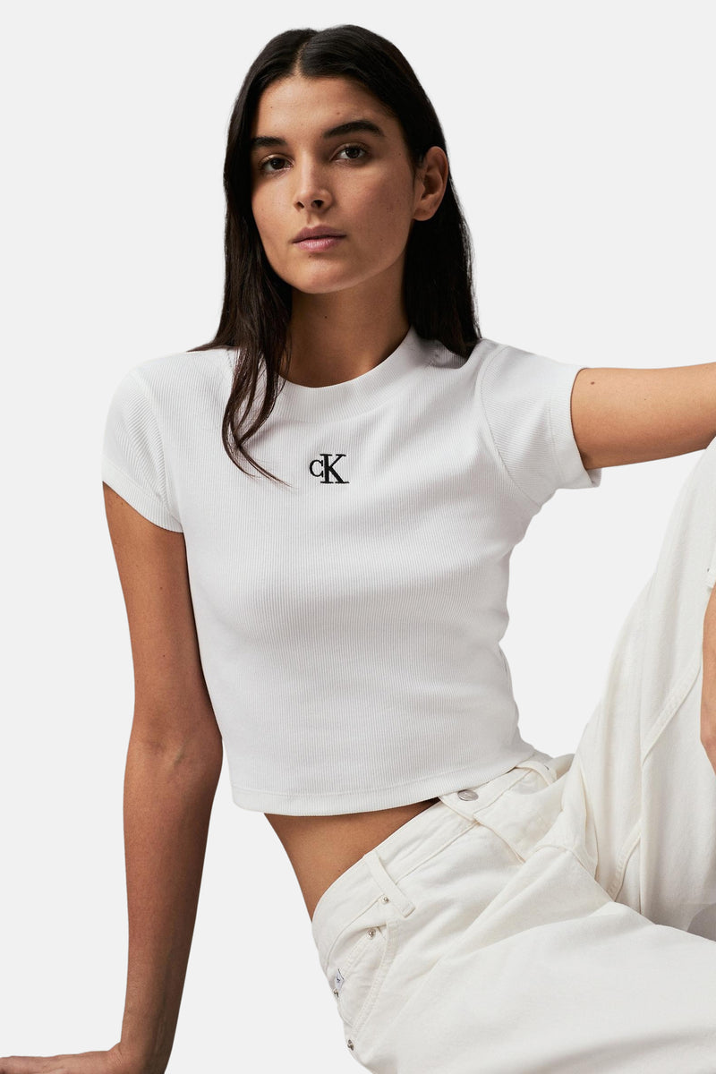 Top (korte mouwen) Wit - Calvin Klein