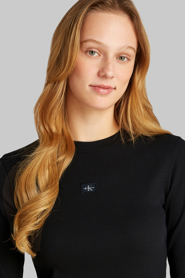 Top (lange mouwen) Zwart - Calvin Klein