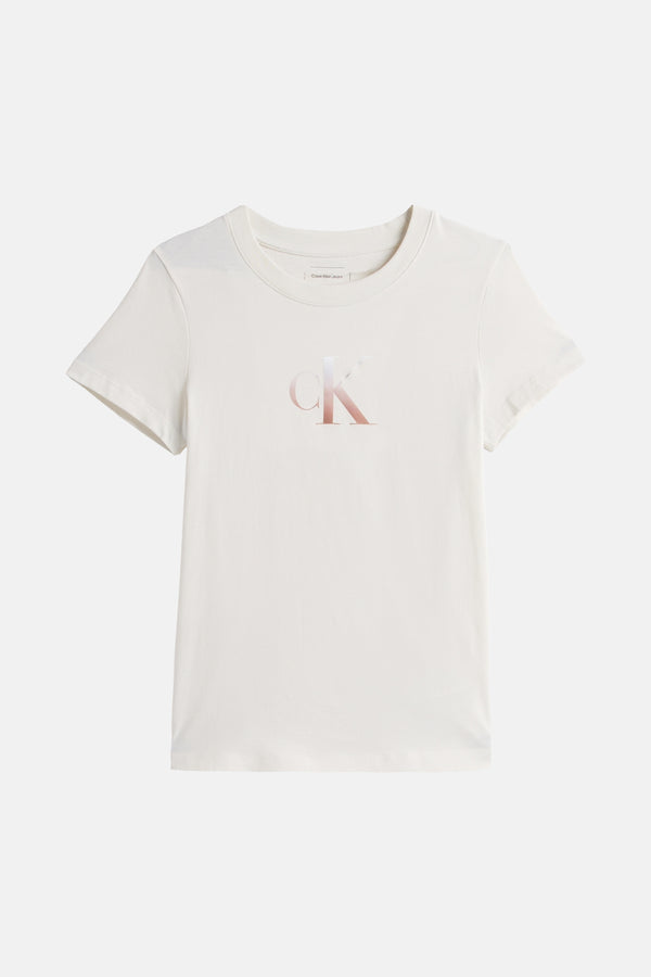 T-shirt (korte mouwen) Beige - Calvin Klein