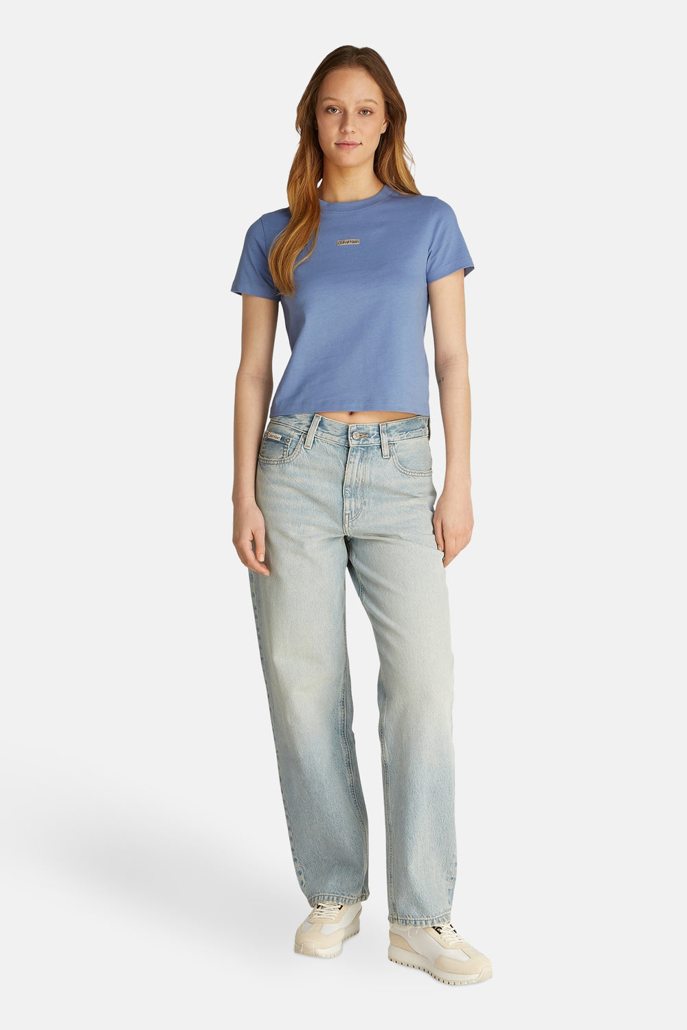 Top uni manches courtes PURPLE - Calvin Klein