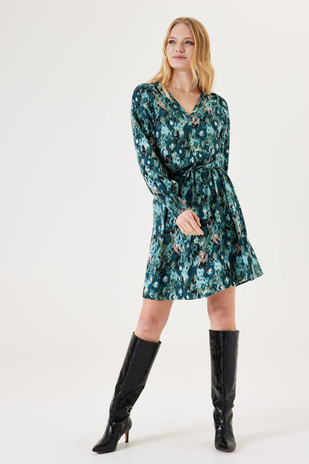 Robe midi - multicolore