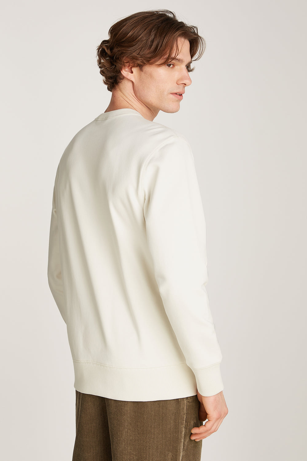 Sweat col rond Écru - Calvin Klein