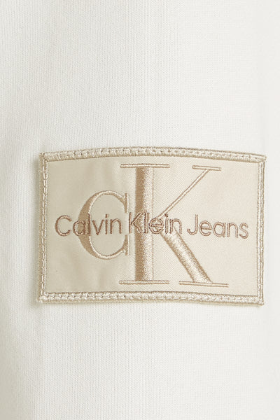 Sweat col rond Écru - Calvin Klein