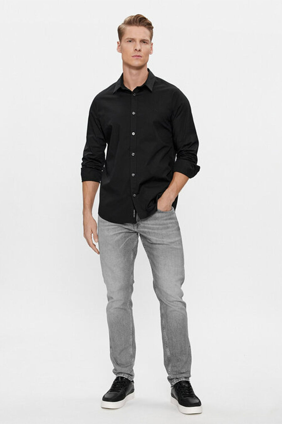 Chemise (manches longues) Noir - Calvin Klein