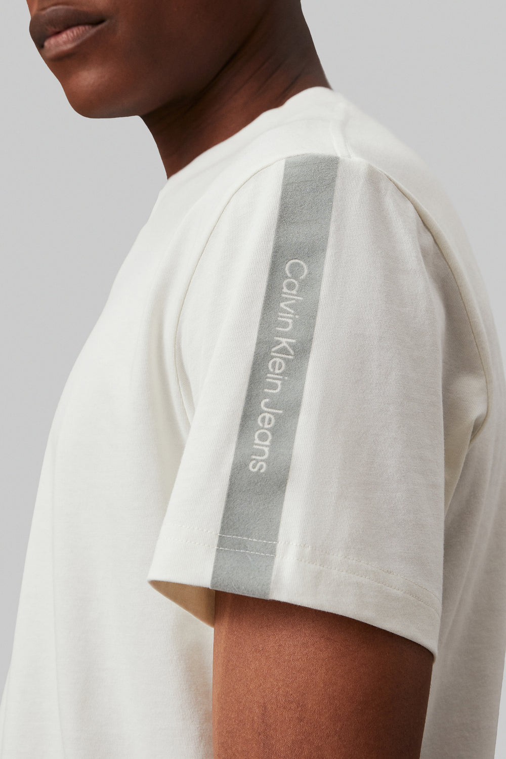 T-shirt (manches courtes) Écru - Calvin Klein