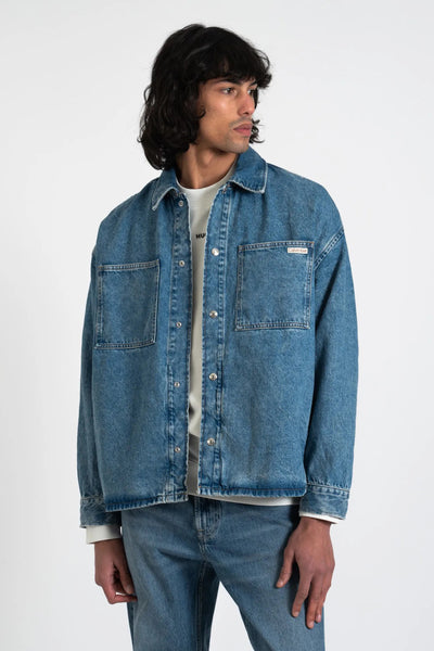 Chemise en jeans MID BLUE DENIM - Calvin Klein