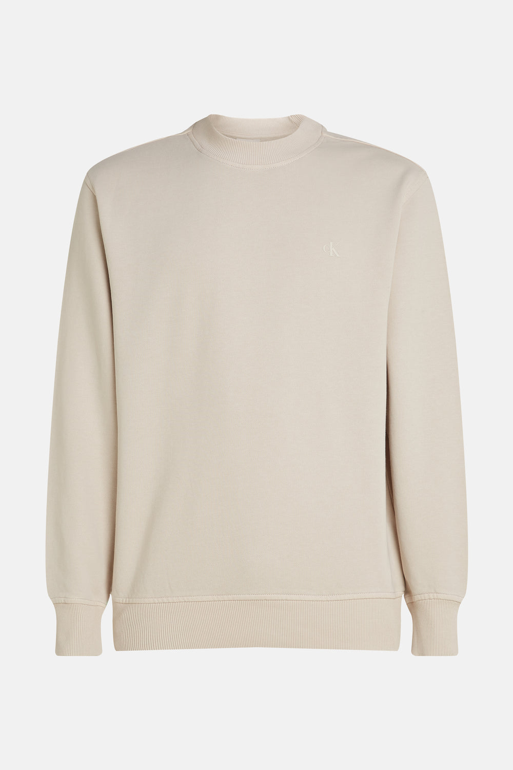 Sweat col rond Beige - Calvin Klein