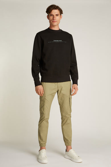 Sweater met ronde hals Zwart - Calvin Klein