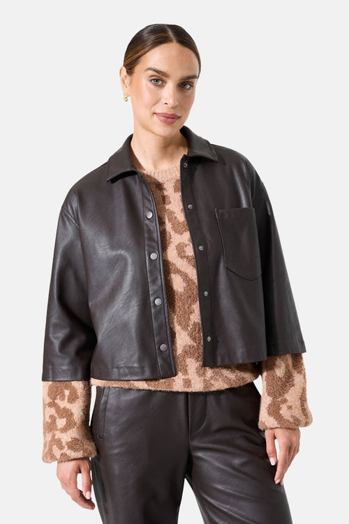 Hemd (korte mouwen) bruin - GARCIA