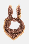 Foulard brun à motif floral beige, Access®