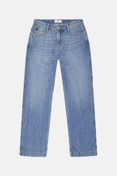 Jean large mid blue denim - Le Temps des Cerises