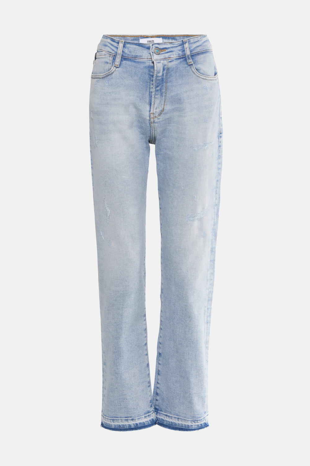 Jeans 7/8 LIGHT BLUE DENIM - Le Temps des Cerises