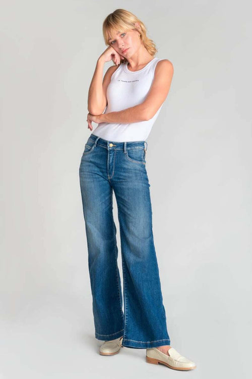 Jean large MID BLUE DENIM - Le Temps des Cerises