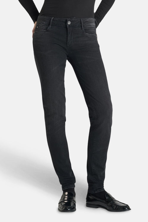 Jean slim black denim - Le Temps des Cerises