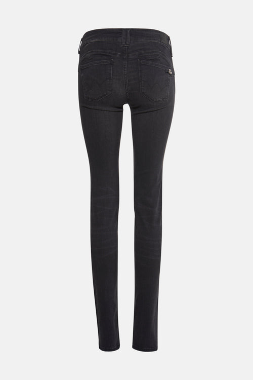Jeans slim black denim - Le Temps des Cerises