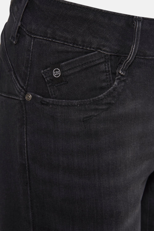 Jeans slim black denim - Le Temps des Cerises